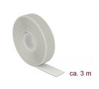 Delock Hook-and-loop fastener - Attache câble - 3 m - gris
