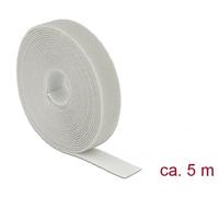 Delock Hook-and-loop fastener - Attache câble - 5 m - gris