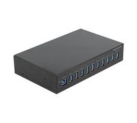 DeLOCK Hub USB 64112 – USB 3.2 Gen 1 (3.1 Gen 1) Type-B 5000 Mbit/s Noir