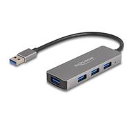 DeLock Hub USB 3.2 Gen 1 – 4 ports avec connecteurs latéraux USB Type-A