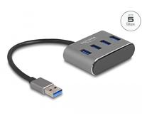 DeLOCK Hub de 4 prises USB 5 Gbps avec connecteur USB Type-A - prises USB Type-A sur le dessus