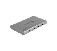 DeLock Hub & concentrateur 64157 Thunderbolt 4, 40000 Mbit/s, gris