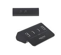 Delock Hub USB 10 Gbps avec 2 Ports USB-C et 2 Ports USB-A | 4 ports au total, USB 3.2 Gen 2, USB-C et USB-A, transmission 10 Gbit/s