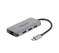 DeLOCK 63252 Station d'accueil avec Fil USB 3.2 Gen 1 (3.1 Gen 1) Type-C Gris