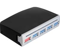 DELOCK Hub USB 4 ports USB3.0, noir, avec NT, interne/externe