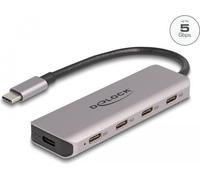 DeLOCK Hub USB 5 Gbps 4 ports USB Type-C™ avec connecteur USB Type-C™