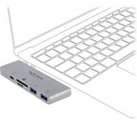 DELOCK HUB USB Typ-C St 2xTyp-A Bu +SD/Micro PD 3.0 MacBook