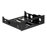 DeLock Cadre de montage en plastique pour disque dur 8,9 cm (3,5") adaptateur baie 5,25" noir
