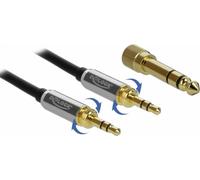 DeLOCK Jack 3,5mm mâle> mâle viss. 1m 3Pin>Adaptateur à vis - DeLOCK 85785 - (Accessoires PC / Câbles / Adaptateurs)