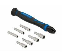 Delock Jeu de tournevis 8 pièces à six pans creux 2,5 - 5,5mm, PC : accessoires, Bleu, Noir