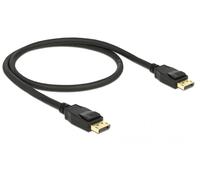 DELOCK Kabel DP 1.2 -> DP St/St 0.5m schwarz 4K 60Hz