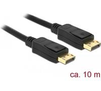 DELOCK Kabel DP 1.2 -> DP St/St 10.0m schwarz 4K 60Hz