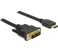 DELOCK Kabel DVI 18+1 -> HDMI-A St 2.00m schwarz