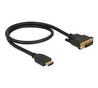 DELOCK Kabel HDMI > DVI 24+1 bidirektional 0.50m schwarz