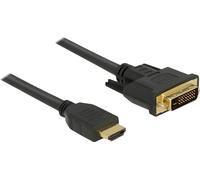 DELOCK 85656 - HDMI vers DVI 24+1 câble bidirectionnel 5 m