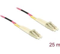 Delock Kabel Lichtwellenleiter LC Duplex Multimode OM4 25 m (80154)