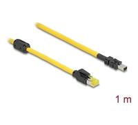 DELOCK Kabel RJ45 Stecker Cat.6 zu Mini I/O8 Pin D-Form Typ2