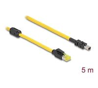DELOCK Kabel RJ45 Stecker Cat.6 zu Mini I/O8 Pin D-Form Typ2