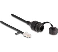 DELOCK Kabel RJ45 Stecker zu RJ45 Buchse Cat.5e FTP IP68