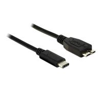 Delock Kabel USB 3.1 Gen 2 USB Type-C Stecker > USB Micro-B Stecker 1, 0 m Schwa