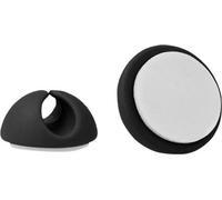 DELOCK Kabelhalter Set selbstklebend 6 Stück schwarz
