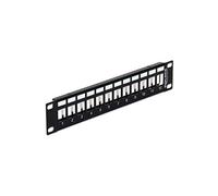 Delock keystone 10 patchpanel 12 port metall noir - 43326