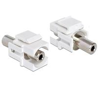 DELOCK Keystone 3.5mm jack -> 3.5mm jack Bu/Bu