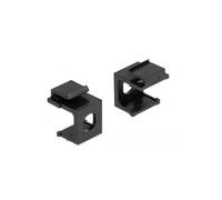 Delock Keystone Cache Noir avec Passage 8.0mm 4pcs