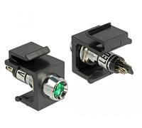 DeLOCK Keystone LED Vert 6 V bk