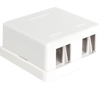 DELOCK Keystone Leergehäuse 2-Port