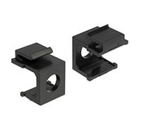 DeLock Keystone Lot de 4 couvercles Noir 8 mm