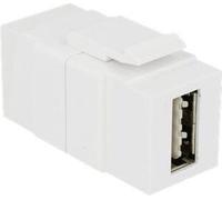 DELOCK Keystone Modul EASY-USB 2.0A BU Weiß