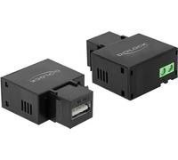 DeLOCK Keystone Module avec USB Typ-A Ladebuchse 1 A Noir