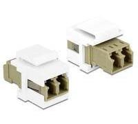 DeLOCK Keystone module LC Duplex femelle femelle Multimode