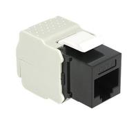 Delock Keystone module - Prise modulaire - CAT 6 - UTP - RJ-45 - noir