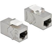 Delock Keystone Module RJ45 Female to RJ45 Female Cat.6A