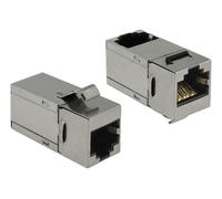 Delock Keystone Module RJ45 femelle > RJ45 femelle Cat.6 90 °