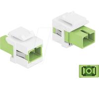 Delock Keystone Module SC Simplex femelle vers SC Simplex femelle Vert tilleule/blanc