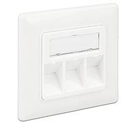 Delock Keystone Prise de raccordement compacte 3 Ports