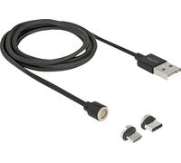 DELOCK Kit câble charge/données magnétique USB > Micro-B/USB-C
