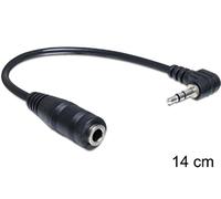 DeLOCK 65397 câble audio 0,14 m 2,5 mm 3,5mm Noir