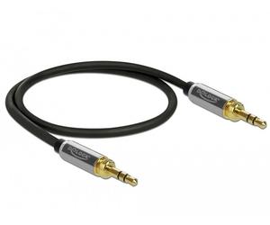 Delock Klinken 3,5mm Stst Schraub. 0,5m 3pinschraubadapter