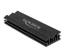 Delock Kühlkörper 70 mm für M.2 Modul schwarz 70 x 22 x 5,2 mm