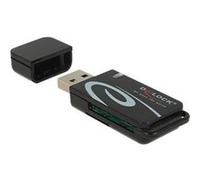 DeLOCK 91602 lecteur de carte mémoire USB 2.0 Noir