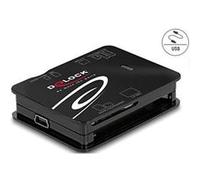 DeLOCK Lecteur de carte USB 2.0 pour cartes mémoire CF / SD / Micro SD / MS / xD / M2
