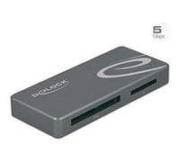 DeLOCK Lecteur de carte mémoire 91754 USB 3.2 Gen 1 (3.1 Gen 1) Type-C Gris