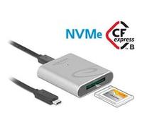 DeLOCK Lecteur de carte mémoire 91751 – USB 3.2 Gen 1 Type-C pour CFexpress – Argent