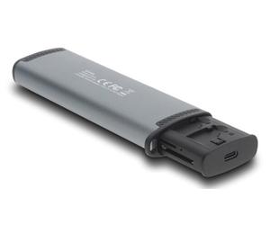 DeLock Lecteur de cartes mémoire USB-C compatible SD et micro SD