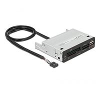 Delock Lecteur de Cartes USB 2.0 5 Fente + 1 Port USB 2.0 Type A Femelle