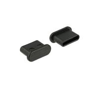 Delock Lot De 10 Obturateurs De Ports Usb Type C Femelle Noir